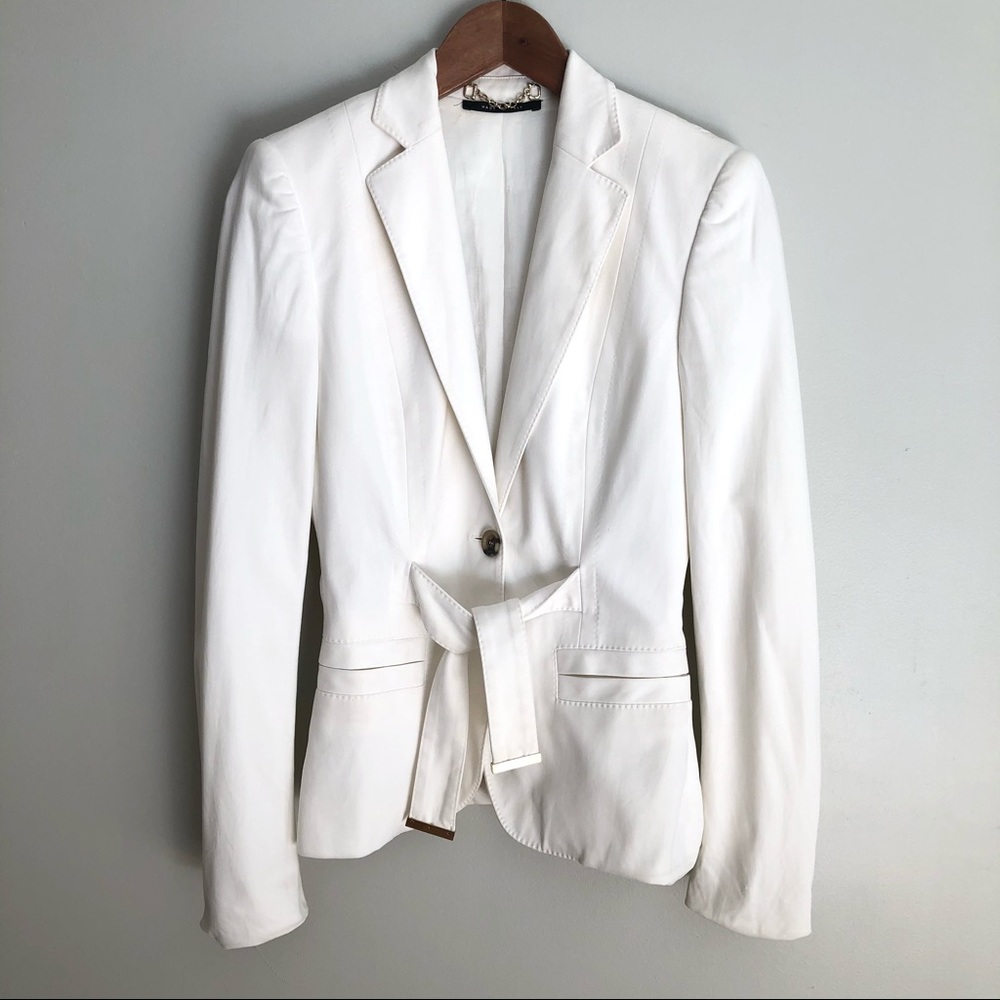 Gucci White Blazer Jacket